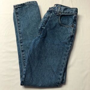 VINTAGE Guess '90s Straight Leg Denim Jeans Size 12 Made In Canada :)